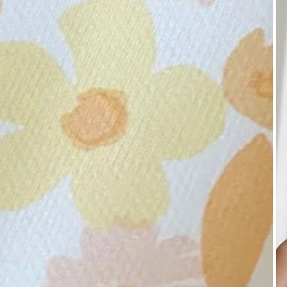 Sabo Londyn Mini Ruffled smocked dress Size Xs 6 Yellow floral - Picture 4 of 9